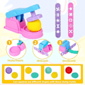 Pikkukuva 8 / 10: Mold muovailusaven tarvikkeet 7 KPL:N NUUDELIKONE 7pcs Noodle Machine
