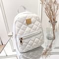 Mini Lille Rygsæk Dame Skuldertaske HVID white