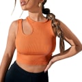 Miniatyrbilde 8 av 10: Dame Tank Top Summer Crop Tops WHITE M white M