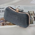 Miniatyrbillede 1 af 10: Bronzing Bankettaske Single Shoulder Chain Bag GRÅ Grey
