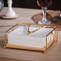 Miniatyrbillede 10 af 10: Flad servietholder Tissue Papir Dispenser GULD Gold