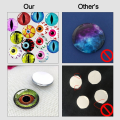 Miniatyrbilde 8 av 10: 20 stk/10 par Eyes Crafts Eyes Puppet Crystal Eyes 16MM-FARGE 16mm-color random