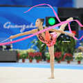 Miniatyrbillede 9 af 10: Farverige Gymnastikbånd Dansebånd MULTICOLOR Multicolor