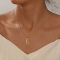 Miniatyrbilde 6 av 10: Initial Necklace Letter Necklace J J J