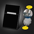 Miniatyrbillede 5 af 10: Metal Opbevaringsboks Opbevaringsbeholder SORT Black