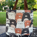 Miniatyrbild 6 av 7: Handväska för damer Canvas Tote Bag 02 02 02