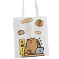 Pikkukuva 1 / 10: Kangaslaukku Sarjakuva Capybara Tote 6 6 6
