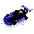Miniatyrbillede 2 af 8: 5 stk Træk-Tilbage Bil Legetøj Inertial Go Kart