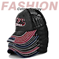 Pikkukuva 7 / 10: Kirjekirjonta Baseball-lippikset Distressed haalistuneet hatut HARMAA grey