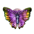 Miniatyrbilde 5 av 9: Butterfly Silikonform Harpiksformer Støpeform