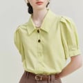 Miniatyrbilde 4 av 10: Bubble Sleeves Bluse Dameskjorter S S
