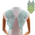 Miniatyrbilde 3 av 10: Organza Butterfly Wings Patch 3D Wings Patch KHAKI Khaki