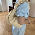 Miniatyrbillede 6 af 10: Piger lærredstaske Cross Casual taske SORT black