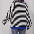 Miniatyrbillede 7 af 7: Dame oversize sweatshirt langærmet skjorte RØD M red M