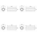 Miniatyrbilde 2 av 4: 10 stk Standoff Column Spacer for RC-fly, FPV Quadcopter, CNC 10pcsM3x10mm