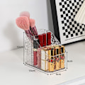 Miniatyrbillede 7 af 10: 1 Stk Kosmetik Opbevaringsboks Desktop Opbevaringskasse Rack 5 GRIDS 5 5 Grids