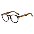 Miniatyrbillede 1 af 10: Anti-Blue Light Briller Firkantede Briller LEOPARD PRINT Leopard print