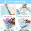 Pikkukuva 7 / 10: 100 Days Savings Challenge Saving Challenge Binder PINK Pink