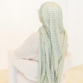 Pikkukuva 5 / 10: Shemagh Scarf Plaid Shawl MUSTA black