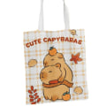 Miniatyrbilde 1 av 10: Lerretsveske Cartoon Capybara Tote 1 1 1