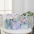 Miniatyrbillede 4 af 10: Marmor Print gavepose Papirpose LILLA XL XL Purple XL-XL