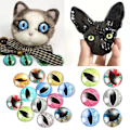 Miniatyrbillede 5 af 10: 20 stk/10 par Eyes Crafts Eyes Puppet Crystal Eyes 20MMCOLOR 20mmcolor random