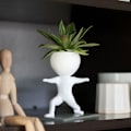 Miniatyrbilde 10 av 10: Sporting Sukkulent Potter Resin Blomsterpotter HANDLING Dumbbell