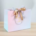 Miniatyrbillede 5 af 10: Gradient Color Gavepose Håndholdt papirpose GOLD S S Gold S-S