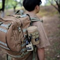 Miniatyrbild 3 av 10: Drickskopp förvaringspåse Vattenflaska bärpåse KHAKI S Khaki S