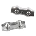 Miniatyrbilde 3 av 7: Wire Rope Clip Wire Gjerde Clips 10 STK 10 STK 10pcs