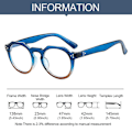 Miniatyrbillede 3 af 10: Anti-Blue Light Briller Firkantede Briller LEOPARD PRINT Leopard print