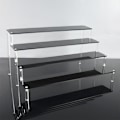 Miniatyrbilde 1 av 10: Akryl Display Stand Figur Hylle 40X8CMFOUR-LAYER FIRE-LAYER 40X8CMFour-layer