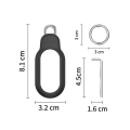 Pikkukuva 2 / 10: Turvalukko Case Tracker Secure Holder LÄPINÄKYVÄ Transparent