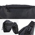 Miniatyrbild 5 av 10: Midjeväska Fanny Pack Bröstväska i läder black