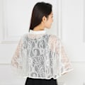 Miniatyrbilde 4 av 9: Rose Jacquard Polyester Sjal Solbeskyttelse Skjerf APRIKOS Apricot