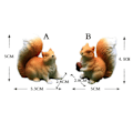 Miniatyrbillede 2 af 10: Egernstatue Simulering Egern B B B