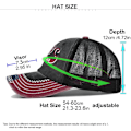 Pikkukuva 2 / 10: Kirjekirjonta Baseball-lippikset Distressed haalistuneet hatut HARMAA grey