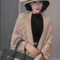 Miniatyrbilde 3 av 10: Dame cardigan air-condition skjorte SVART Black