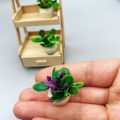 Miniatyrbillede 3 af 10: Dukkehus Miniature Plant Plastic Simulation Vase 3 3 3