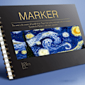 Miniatyrbild 6 av 10: Professionell skissbok ritpapper A4-01 A4-01 A4-01