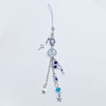 Miniatyrbillede 4 af 10: Vandmænd Telefon Charm Strap Stjerne Vedhæng Nøglering BLÅ 15,5CM Blue 15.5cm-15.5cm