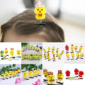 Miniatyrbilde 3 av 9: Little Yellow Duck Plysj hårnål Vårhårklemme 10 10 10