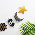 Miniatyrbillede 4 af 10: Ramadan Kareem Banner Eid Mubarak Ornament A A