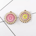 Miniatyrbilde 10 av 10: 20 stk trykt glass cabochons virvelglass cabochons 18MMCOLOR 18mmcolor random