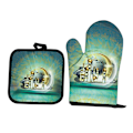 Miniatyrbillede 1 af 10: Bagning Anti-Hot Handsker Eid Mubarak Ovnhandsker STYLE D STYLE D
