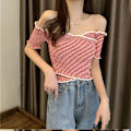 Pikkukuva 6 / 10: LyhythihaisetT-paidat Tube Top RED STRIPE RED STRIPE Red Stripe