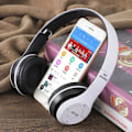 Pikkukuva 5 / 10: Taitettavat Bluetooth -kuulokkeet MUSTA black