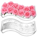 Miniatyrbild 1 av 6: S Shape Flower Vas Lång Blommig Vas Moderna dekorativa flaskor