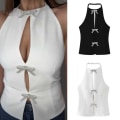 Pikkukuva 3 / 10: Strap Vest Outerwear Liivi WHITE L White L