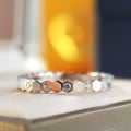 Miniatyrbillede 1 af 10: Honeycomb Fashion Ring Eternity Ring C C C
